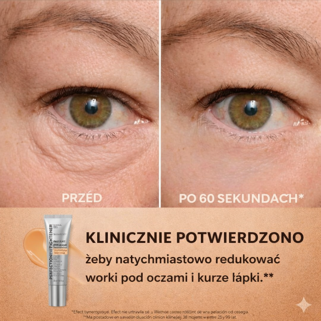 Liftingujący Krem Pod Oczy z Peptydami na Worki, Zmarszczki i Cienie – 20 ml