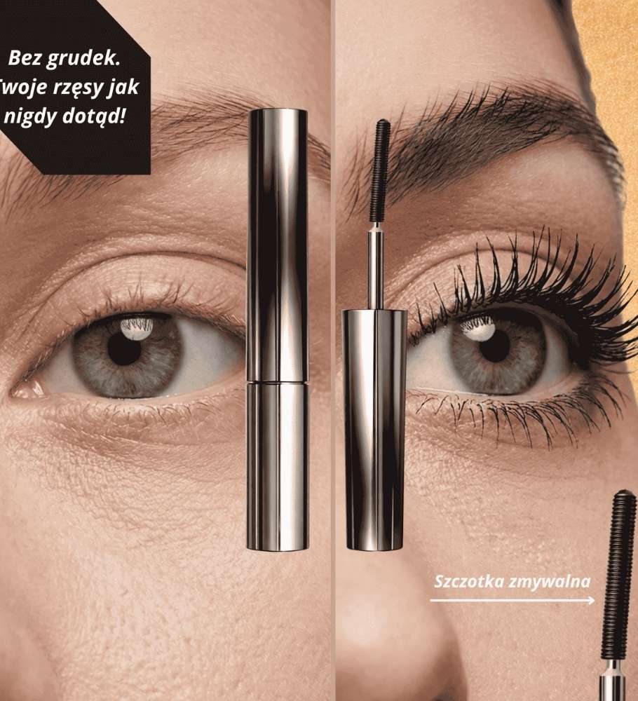 Wodoodporny tusz do rzęs z efektem liftingu