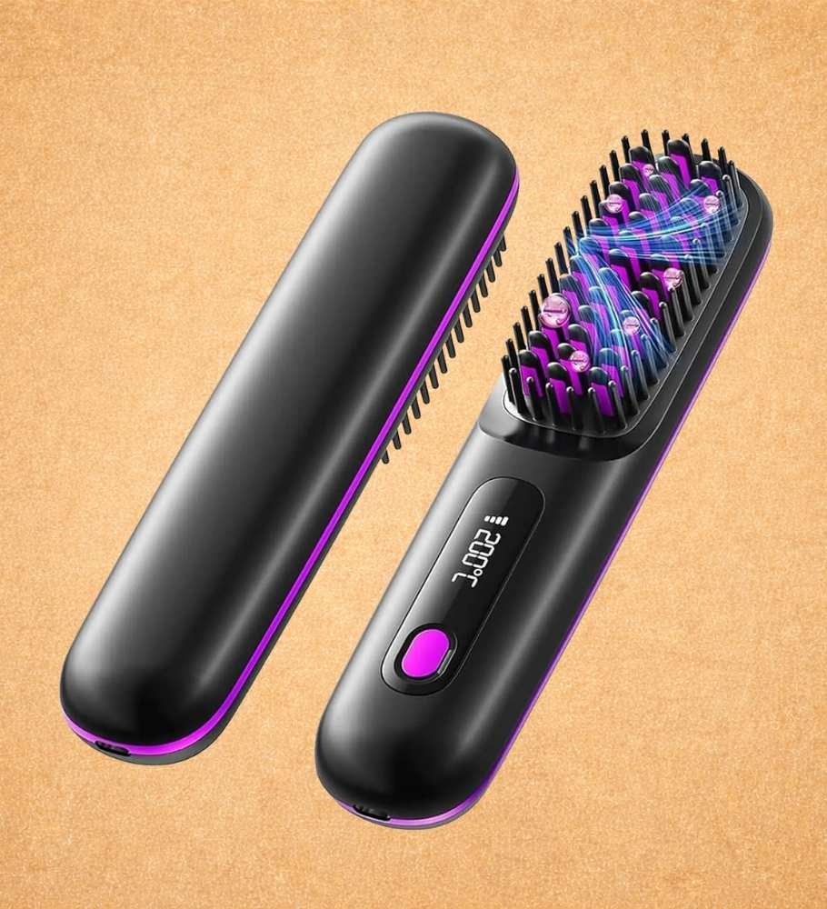 Bezprzewodowa szczotka prostująca | USB