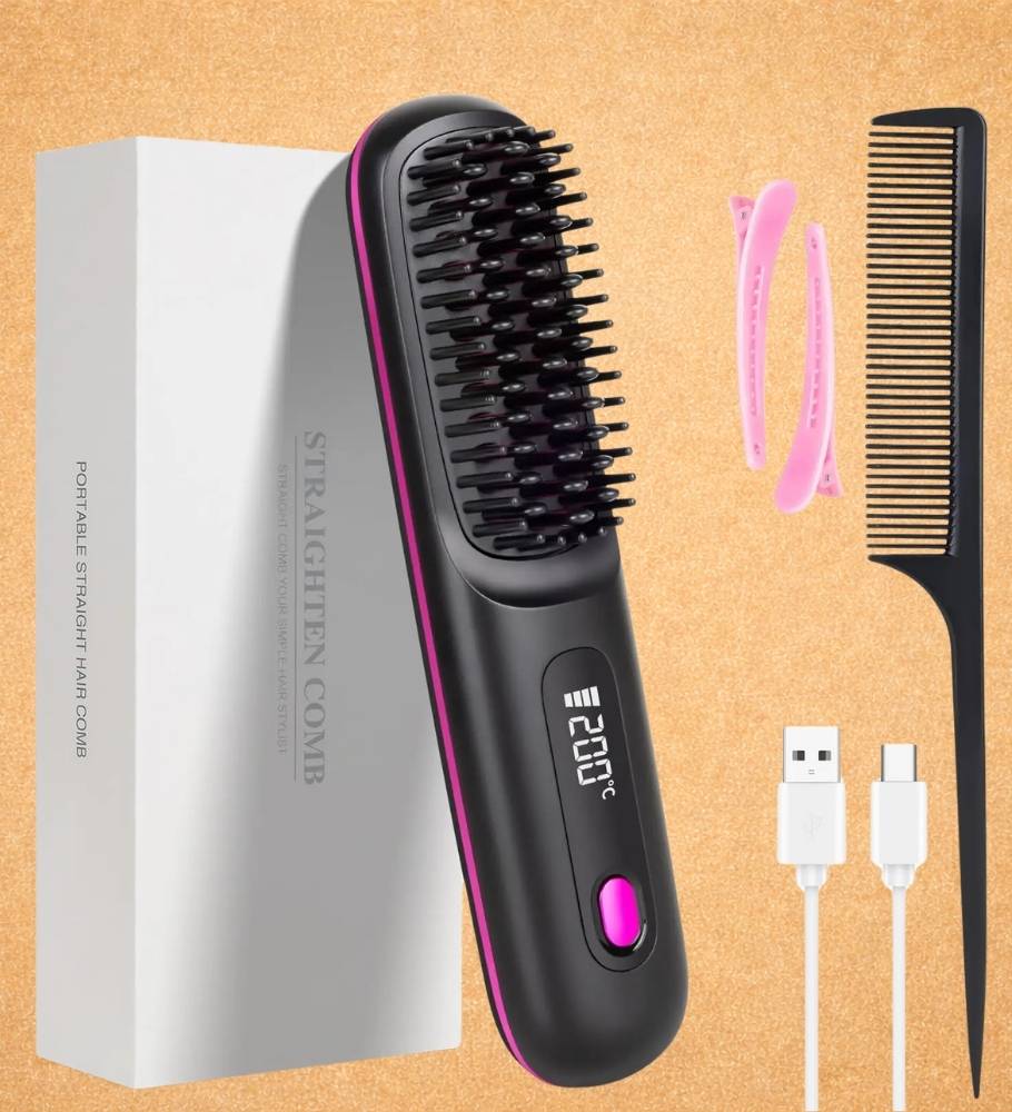 Bezprzewodowa szczotka prostująca | USB