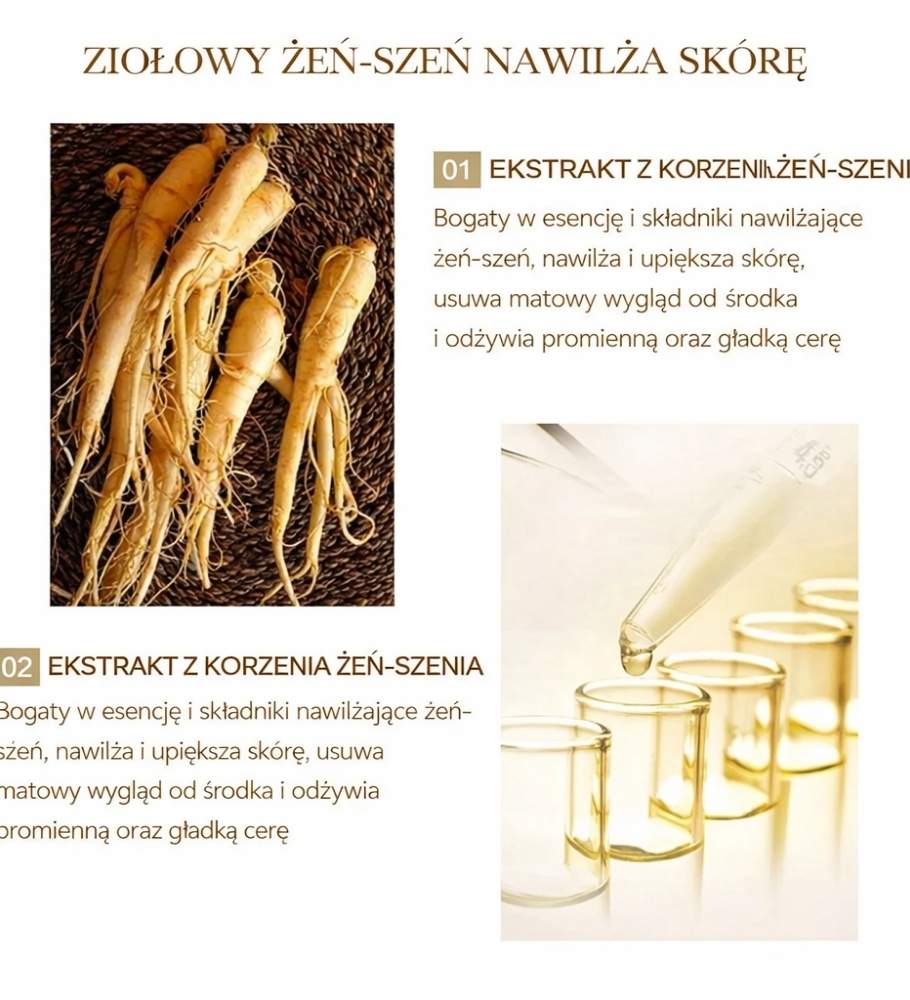 Ginseng | Luksusowe Serum do Twarzy