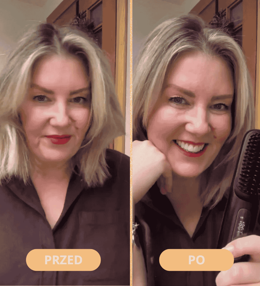 Bezprzewodowa szczotka prostująca | USB